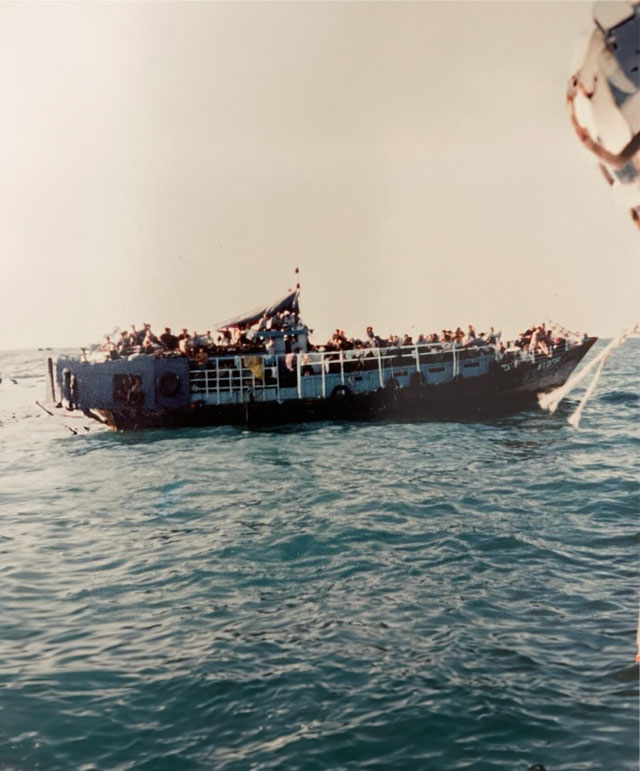 Unser "Fluchtboot 0702" im Jahr 1978